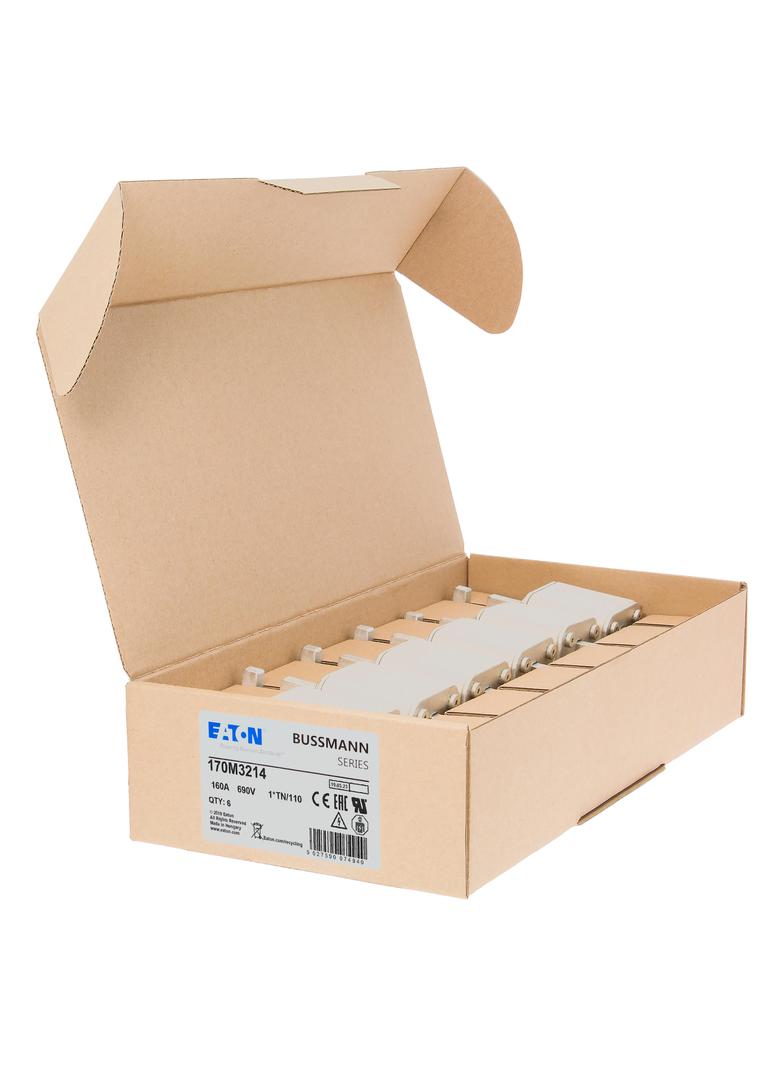 160A 690V 1*TN/110 aR INDICATOR FUSE Wkładka szybka 160A AC 690V compact DIN 1 45x58x134 m 170M3214