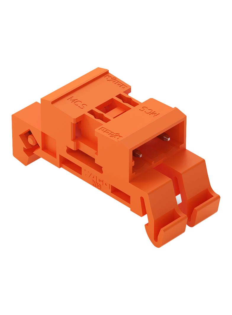 MCS-MIDI Classic wtyk dwustronny 2-bieg. pomarańczowy raster 7,62 mm /50szt./ WAGO