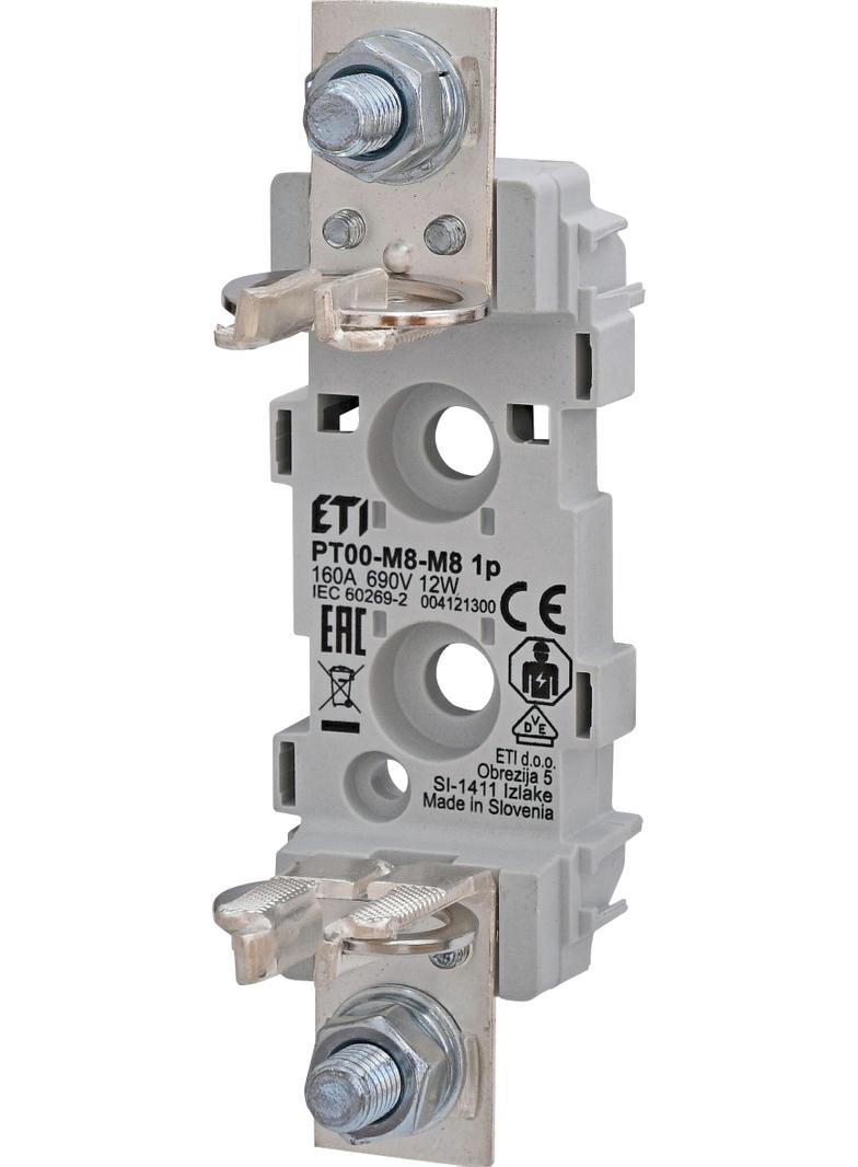 PT 00 M8-M8 1p - Podstawa bezpiecznikowa