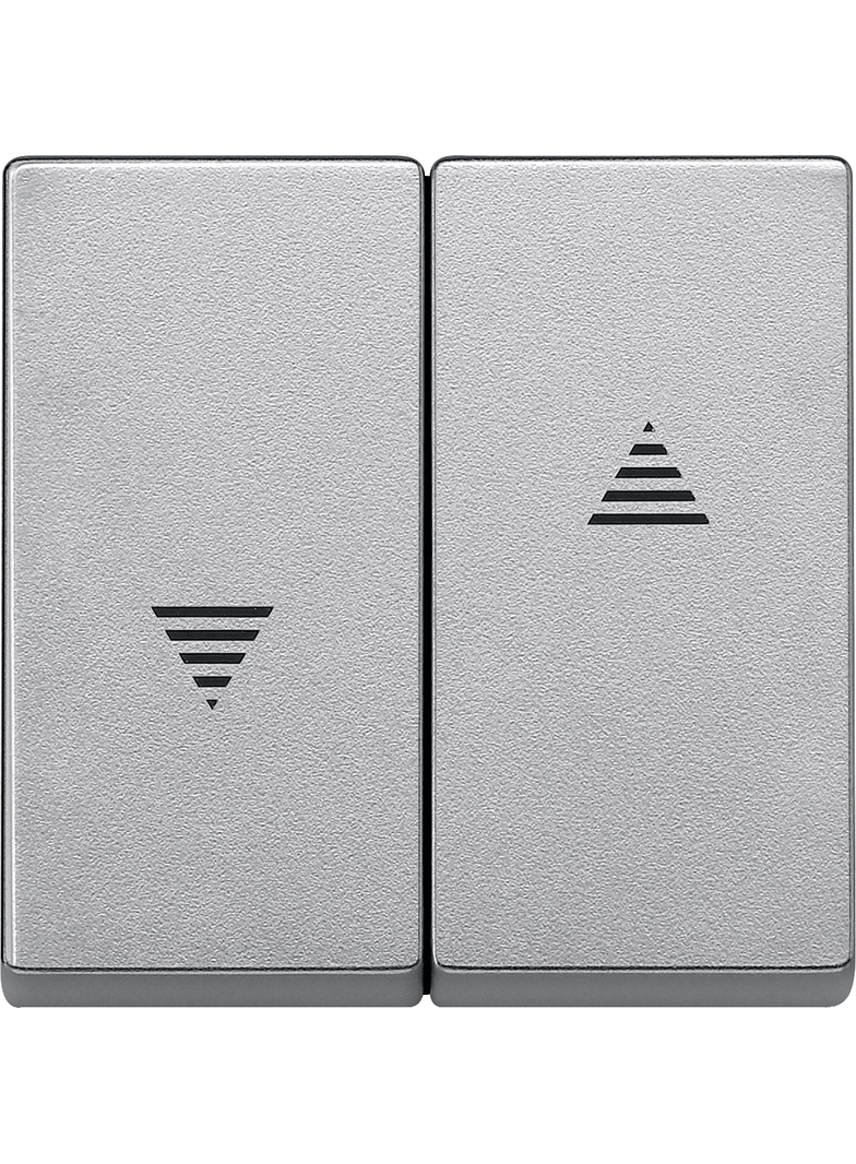 Merten, System M, klawisz żaluzjowy, aluminiowy