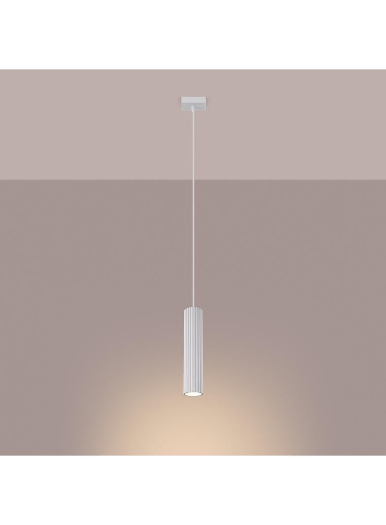 Sollux Lampa wisząca KARBON 1 biały SL.1535