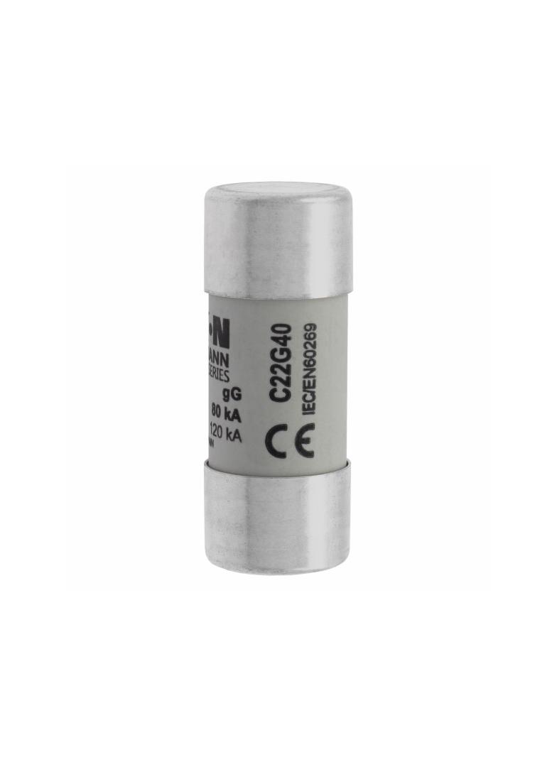 CYLINDRICAL FUSE 22 x 58 40A GG 690V AC Wkładka cylindryczna 22 x 58mm 40A GG 690V AC C22G40 EATON
