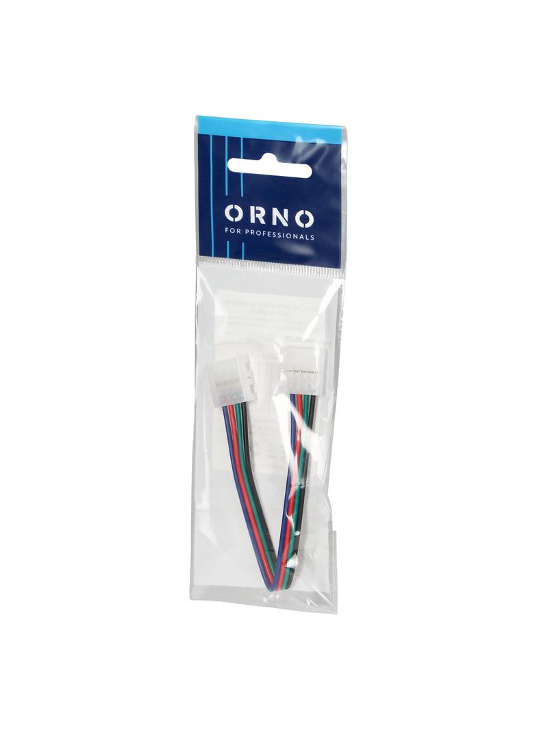 Złączka LED RGB 10mm dwustronna z przewodem AD-TL-6499/Z-P-Z/RGB ORNO