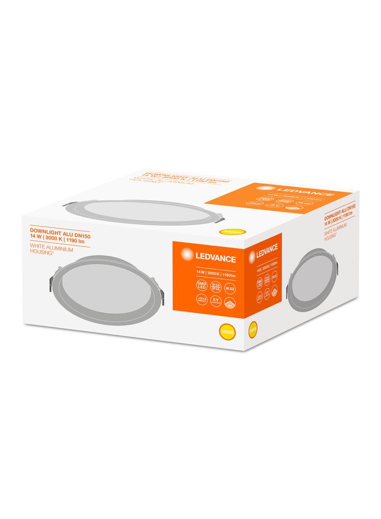 Oprawa DOWNLIGHT ALU DN150 14W 3000K WT IP44