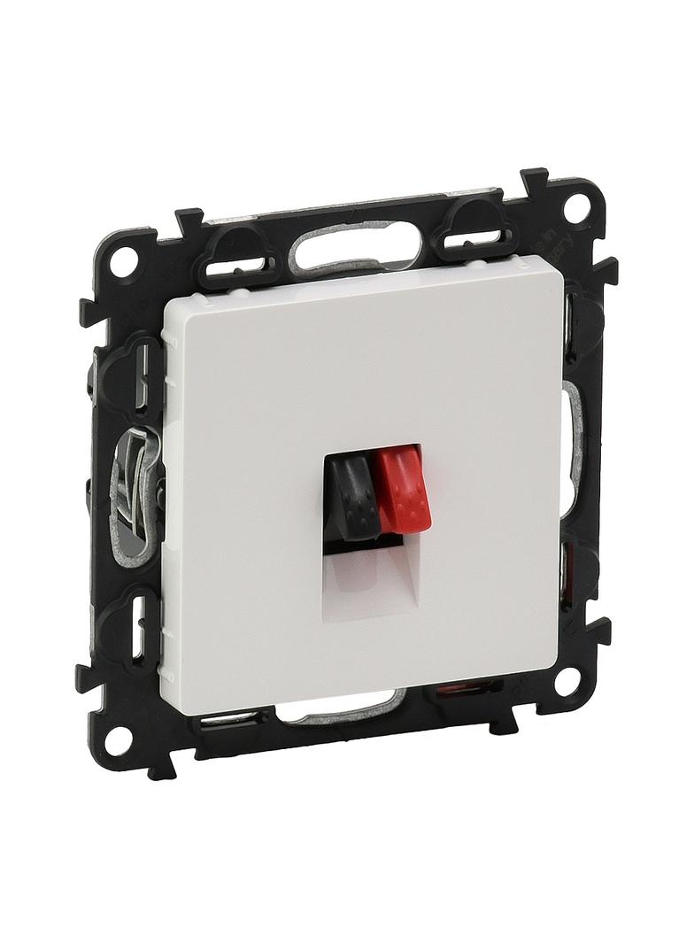 VALENA LIFE GNIAZDO GŁOŚNIKOWE BIAŁE, Legrand