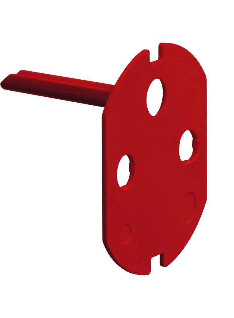 Systo Klucz do gniazda DATA z blokadą czerwony WS697 HAGER