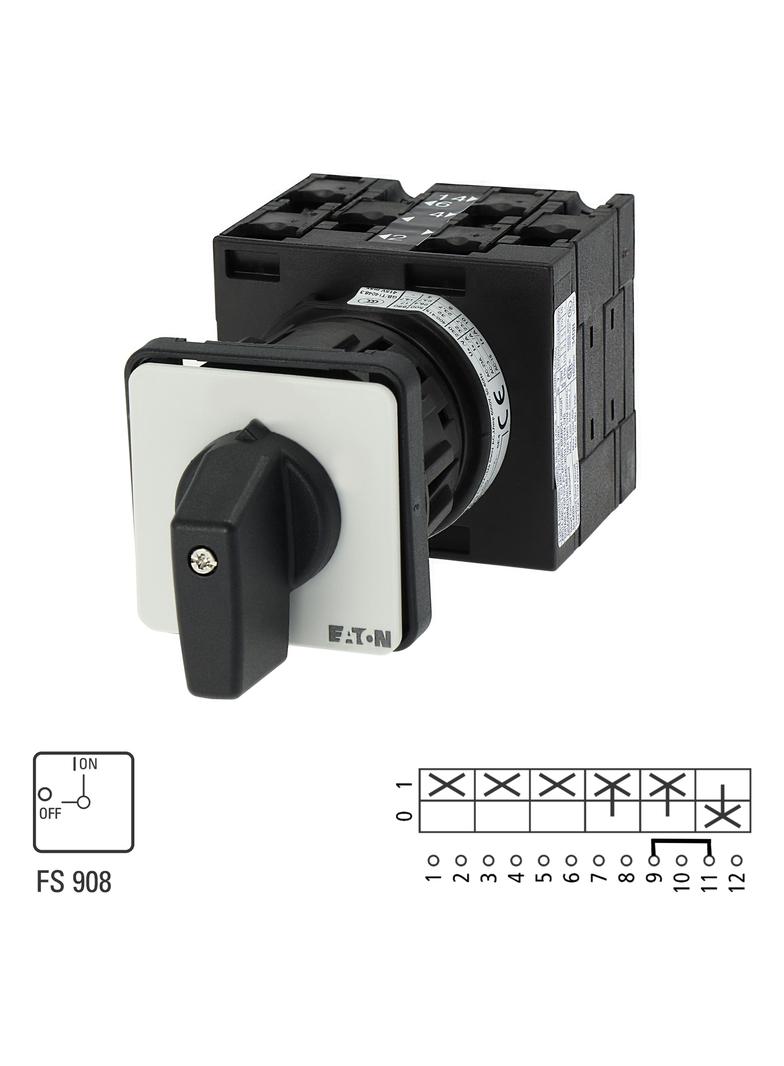 T3-3-8901/EZ Łącznik krzywkowy 32A 13kW 231950 EATON