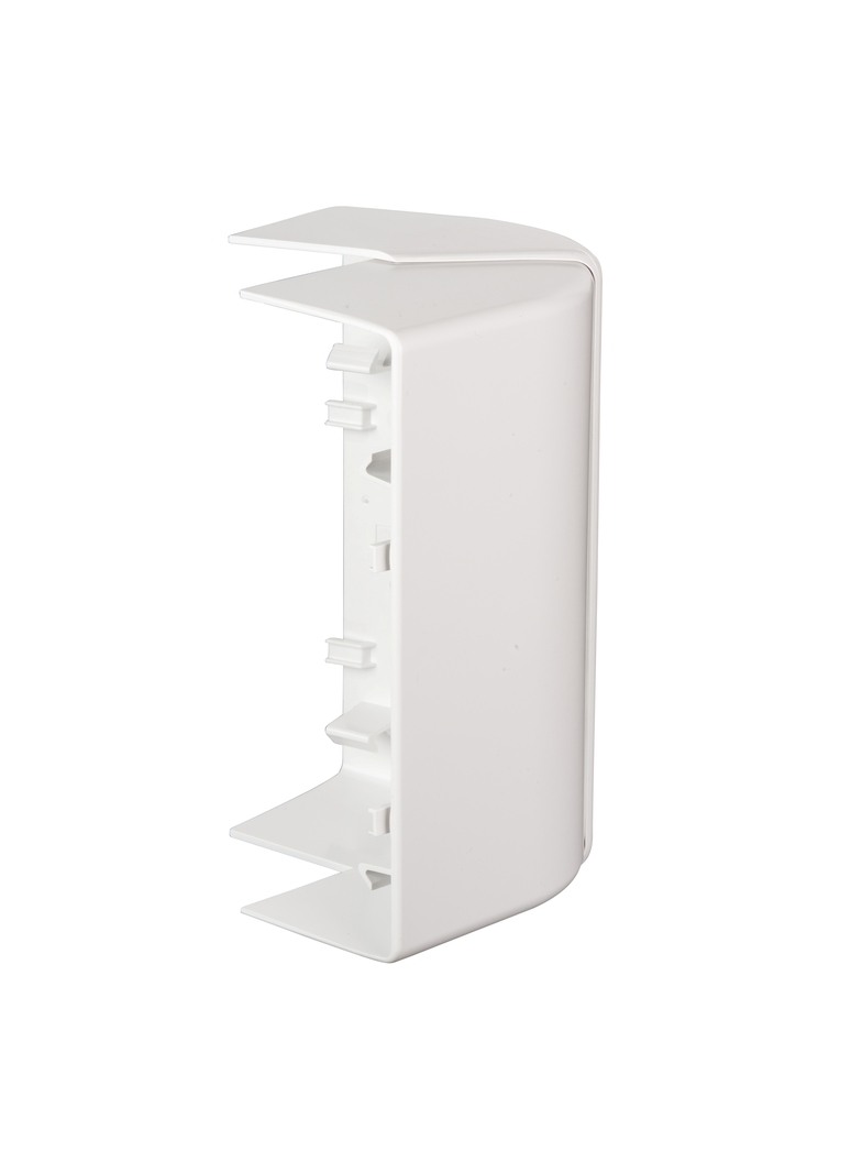 Optiline 45 - łącznik zewnętrzny - 165 x 55 mm - PC/ABS - biel polarna