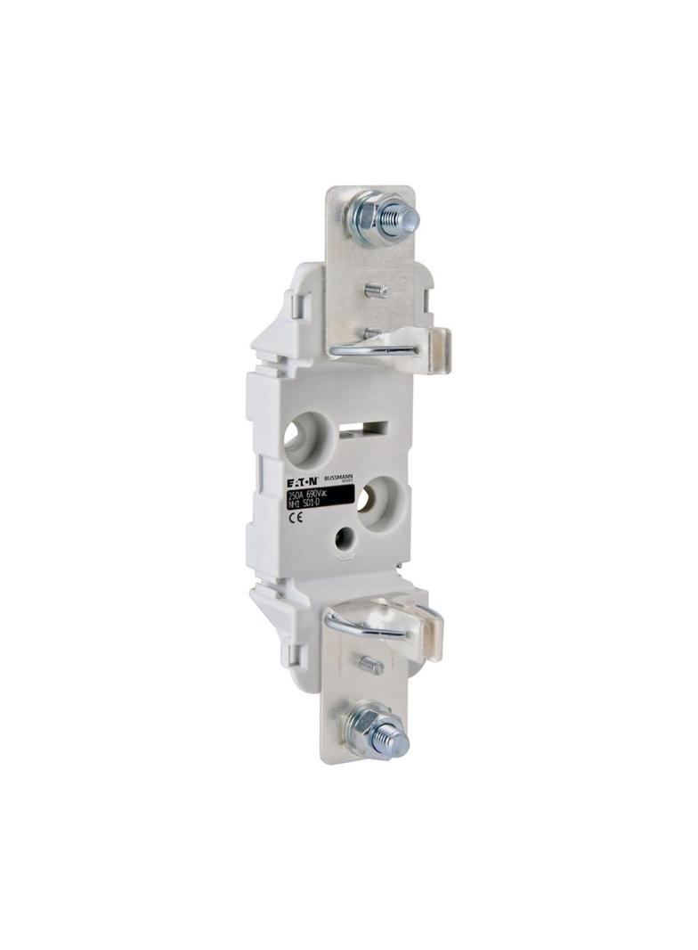 NH1 SINGLE POLE SILVER 1/4 SCREW Podstawa NH1 1P 250A,mont. szyna DIN i śruby SD1-D EATON