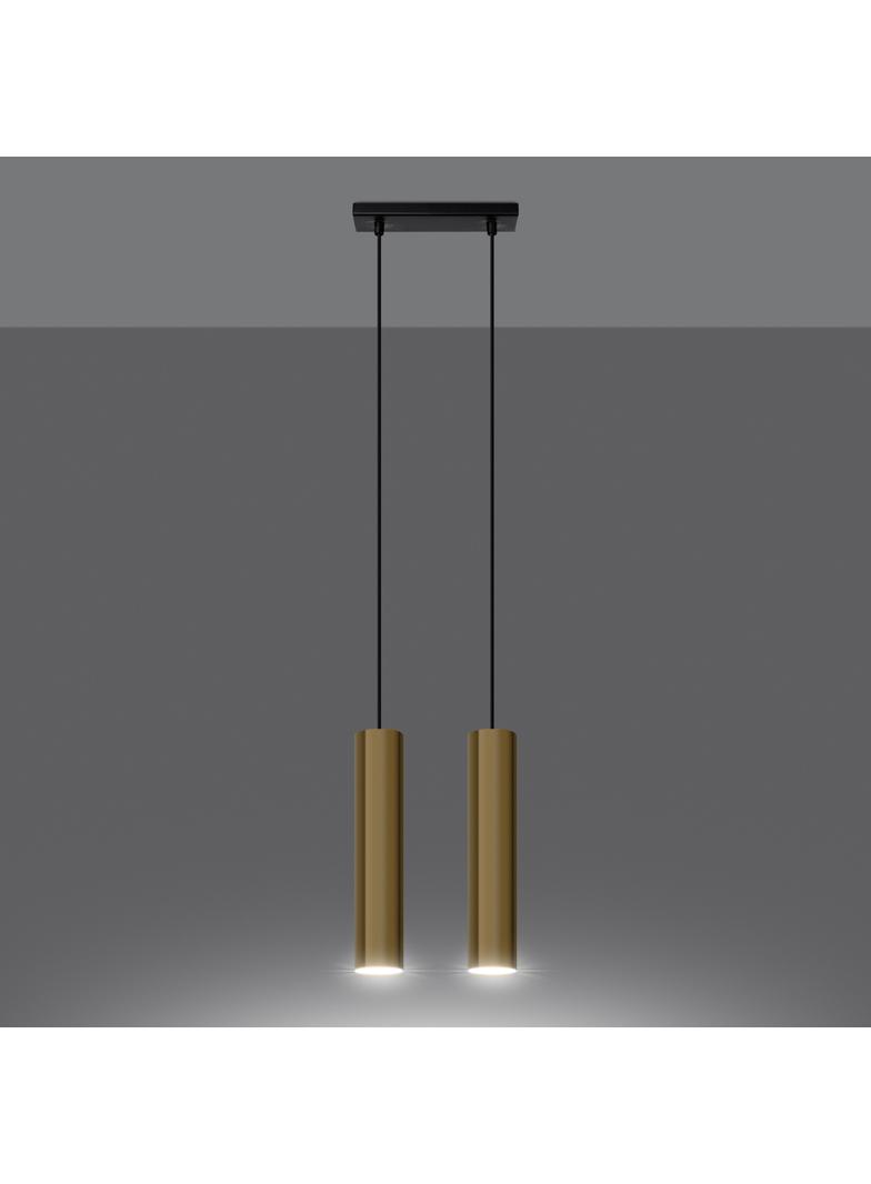 Sollux Lampa Wisząca LAGOS 2 złoty połysk SL.1241