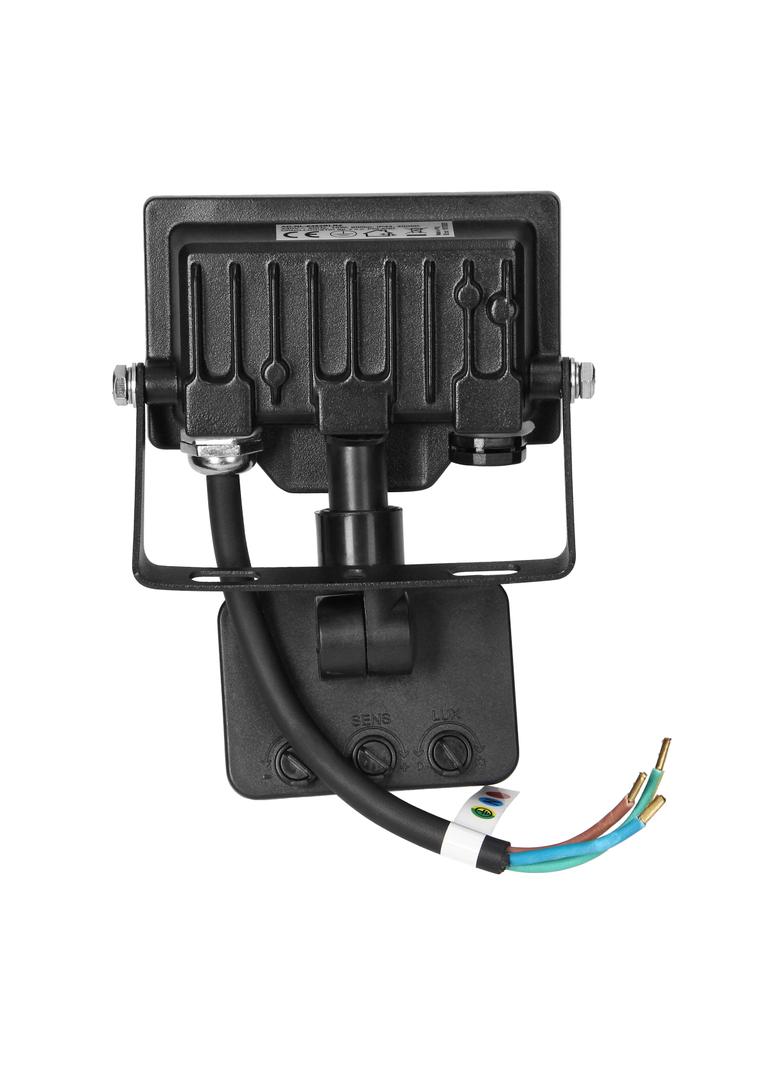 PORTO S LED 10W naświetlacz z PIR, 800lm, IP44, 4000K, aluminium + poliwęglan