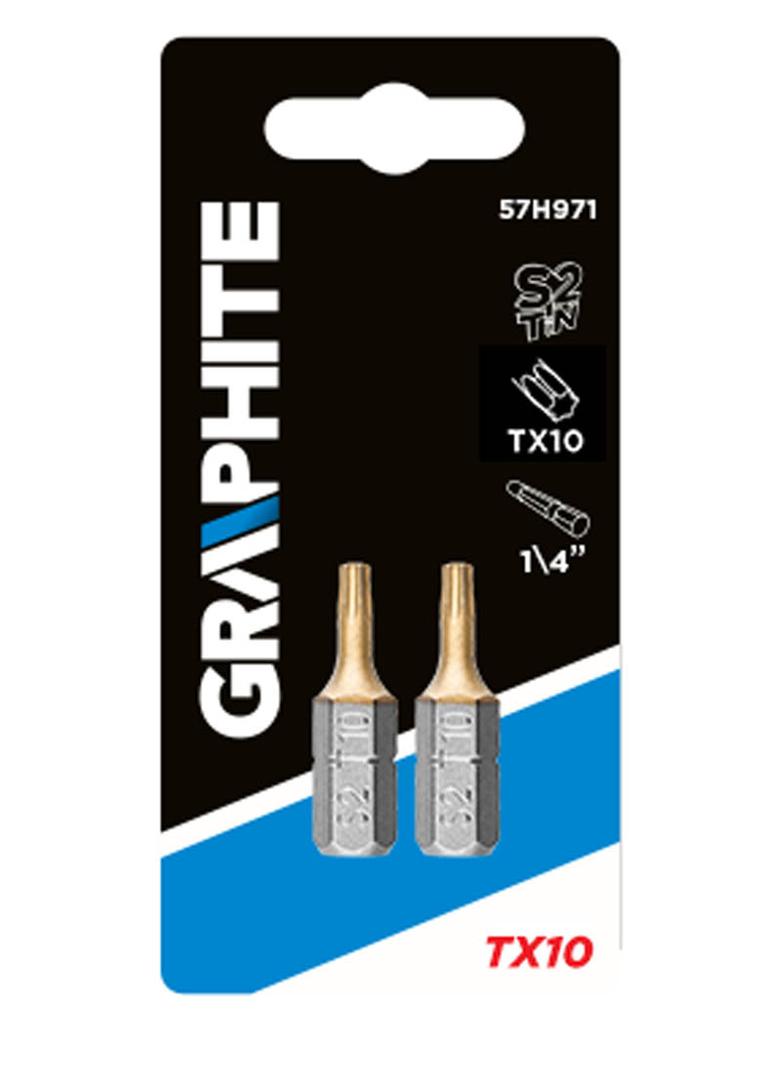 Końcówki wkrętakowe TX10 x 25 mm, 2 szt.