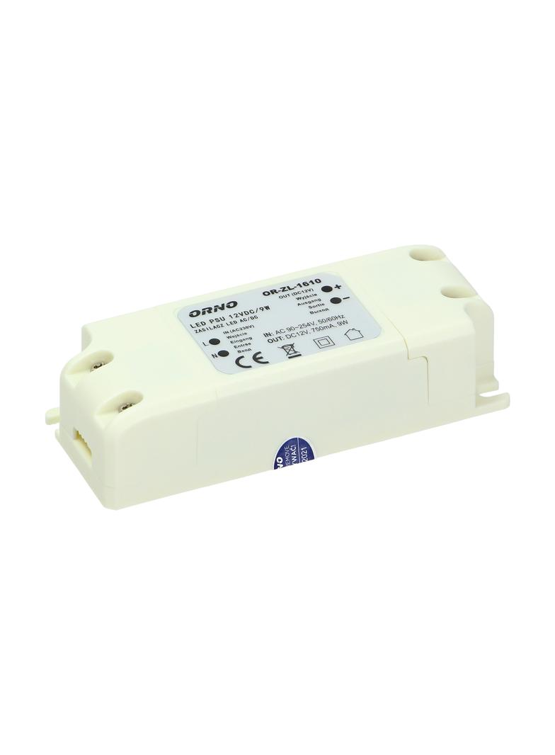 Zasilacz LED 12V DC 9W 0,75A IP20 OR-ZL-1610 ORNO