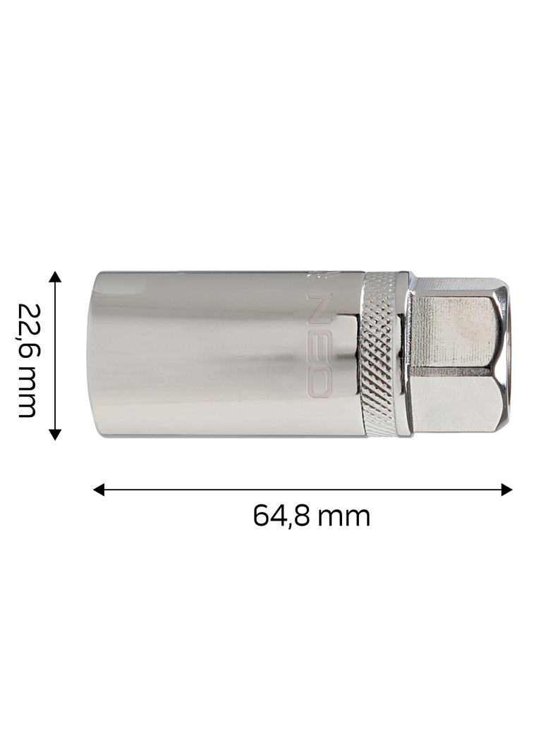 Nasadka do świec 1/2", 16 mm