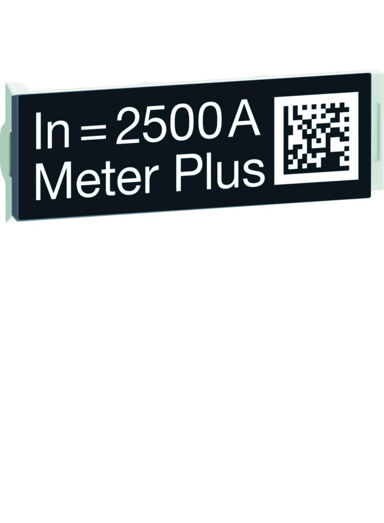 ACB HW2/4 Wtyczka z oznaczeniem znamionowym wyłącznika 2500A Meter Plus