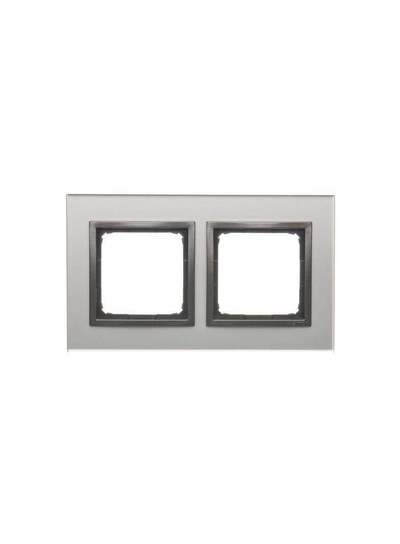 Simon 54 Nature Ramka 2-krotna Nature-Szkło BURZOWA CHMURA IP20/IP44* (*IP44-należy zastosować zestaw uszczelek DUN2) DRN2/72 KONTAKT