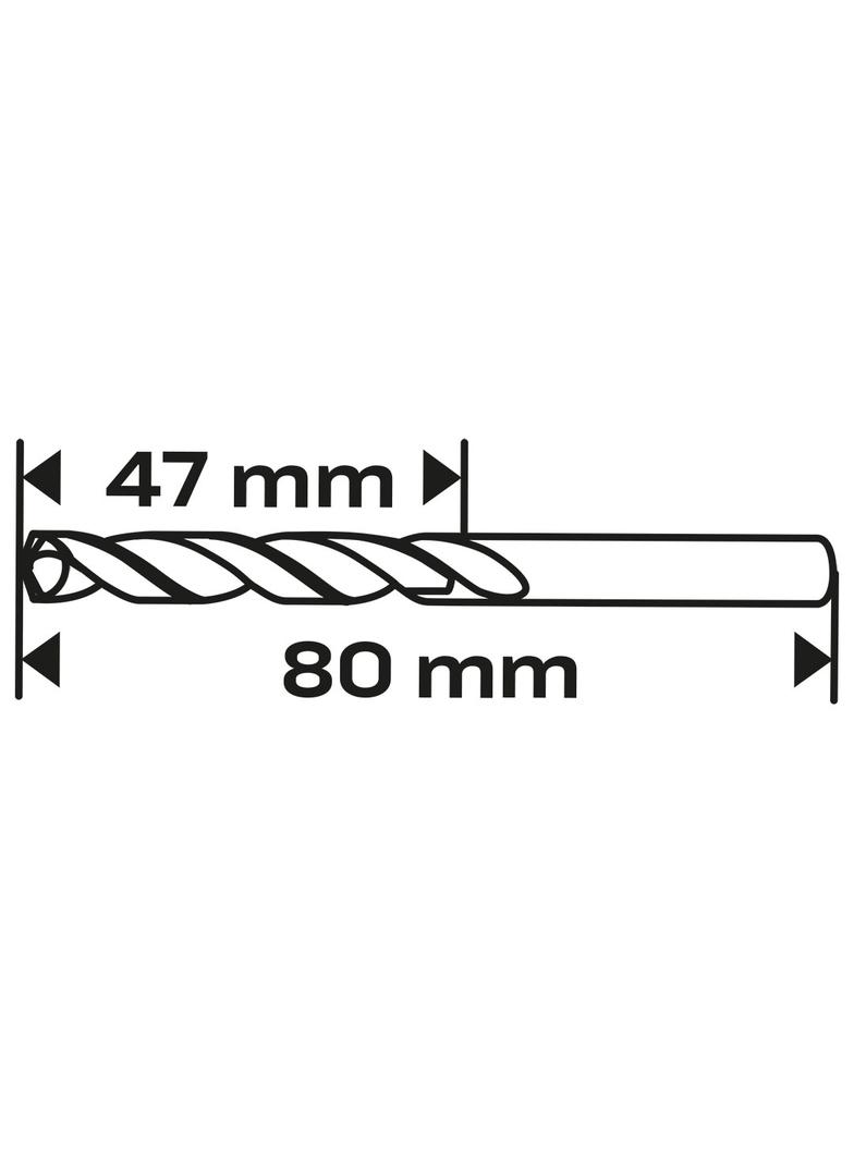 Wiertło do metalu HSS-Co, 4.5 mm