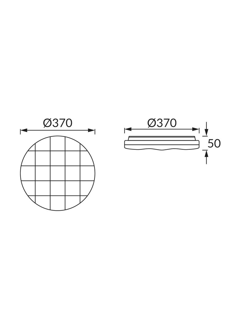 Plafoniera SMD LED SPARTA LED C 24W 4000K 03637 IDEUS