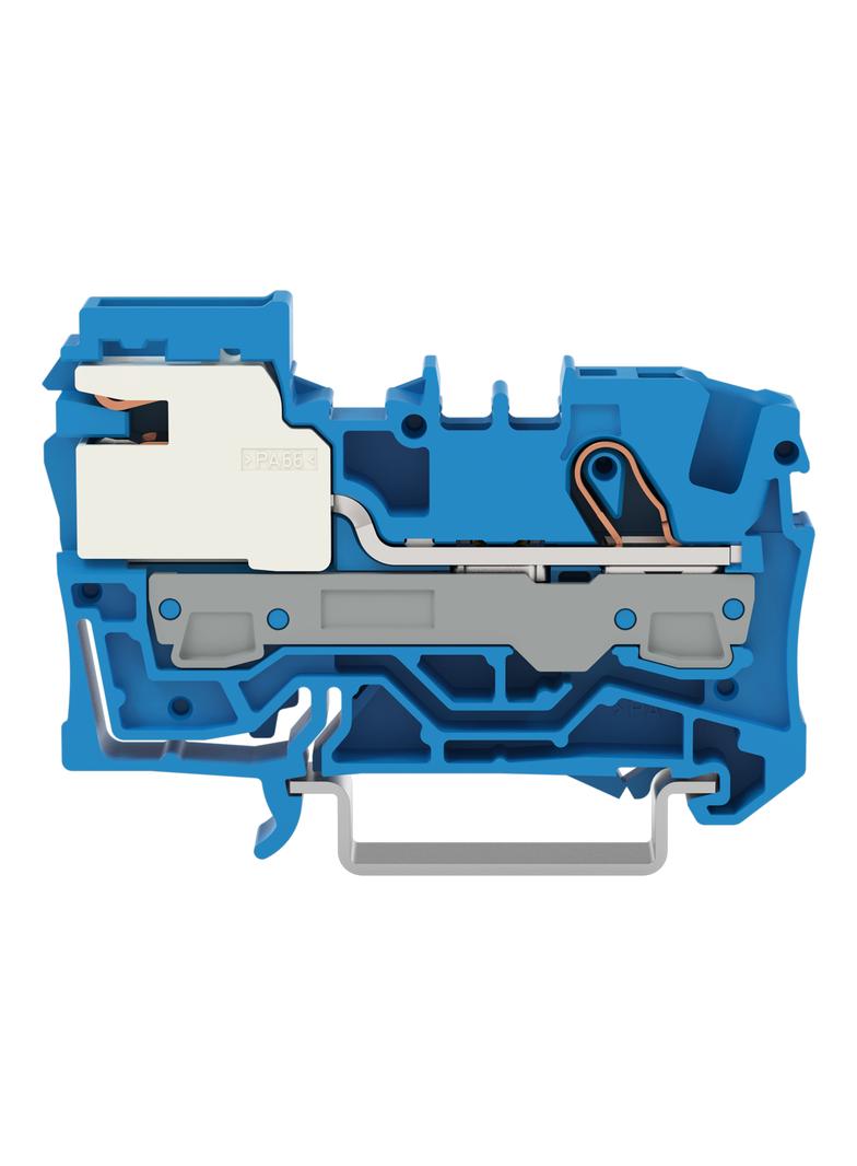 TOPJOBS złączka 1-przewodowa 6 mm2 do przewodu neutralnego niebieska