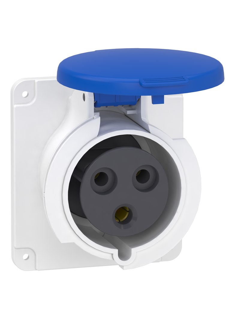 Gniazdo Pratika 32A 2P-E 200-250V IP44 50-60Hz PKY32G423