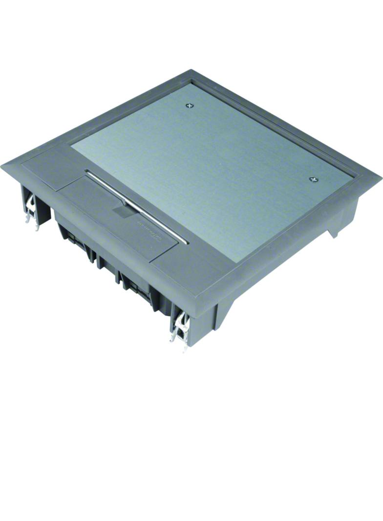 tehalit.VE-EE Pokrywa uchylna VQ06 200x200 wykładzina 5mm stal szary PA VQ06057011 HAGER