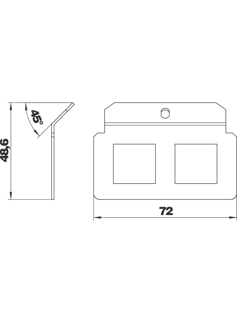 MTM2P, PŁYTKA WSPORNIKA
