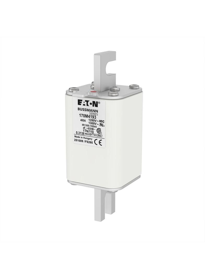 FUSE 400A 1250V 1TN/110 AR CU Wkładka szybka 400A AC 1250V rozmiar 1 53x66x138 mm aR DIN I 170M4193