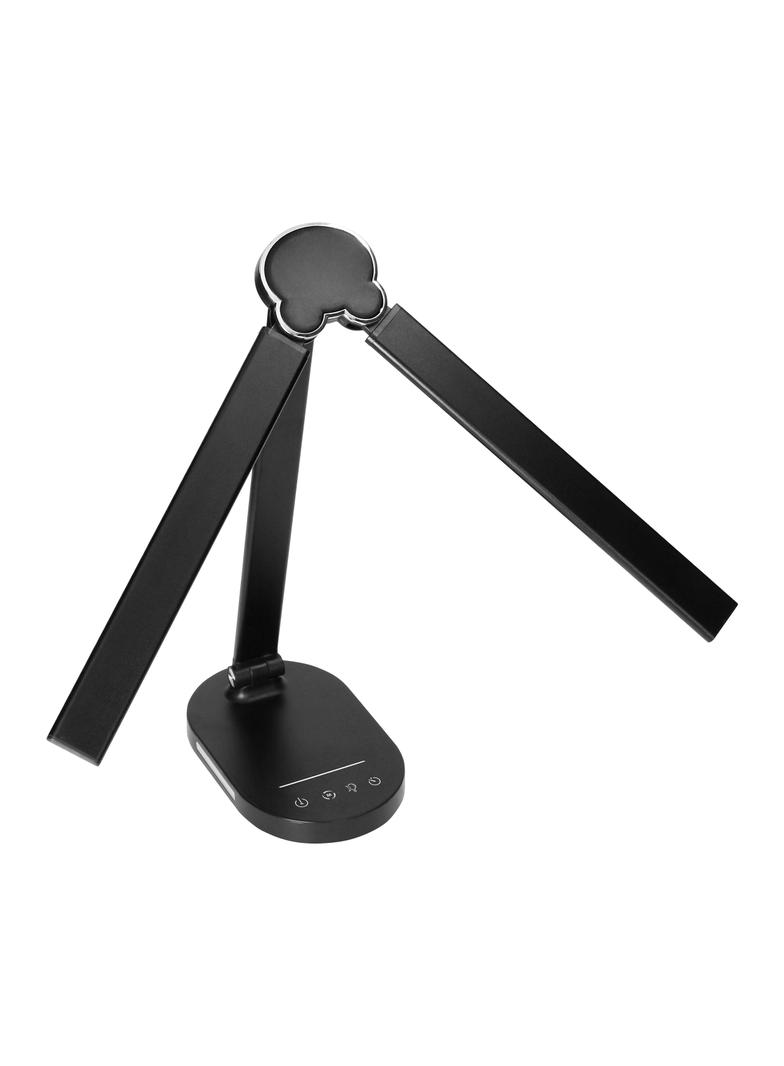 ERGO LED, lampka biurkowa z ładowarką USB, 8W, 400lm, 3000-4000-6000K, zmiana barwy światła, funkcja