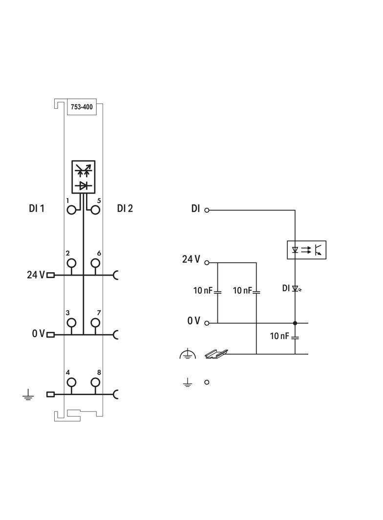 moduł 2DI 24V DC 3,0ms