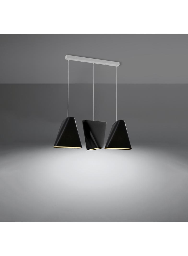 Sollux Żyrandol BLUM 3 czarny SL.0772