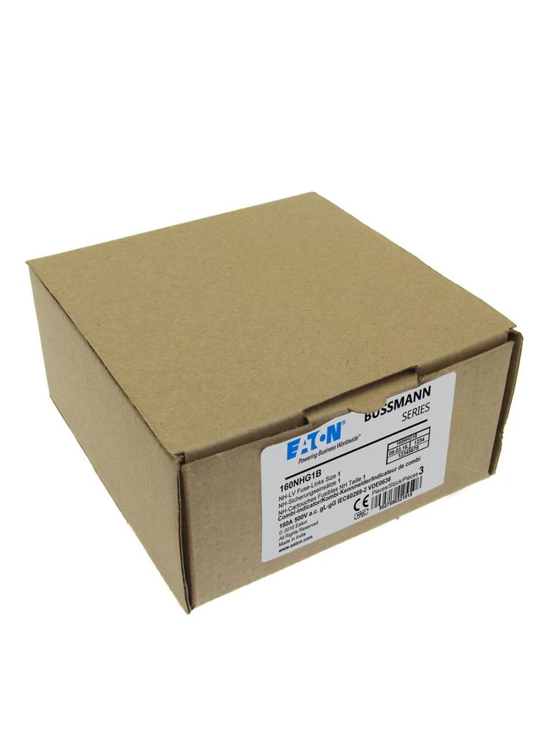 NH FUSE 160AMP 500V gG SIZE 1 DUAL IND Wkładka NH1 160A 500V GL/GG podwójny wskaźnik 160NHG1B EATON