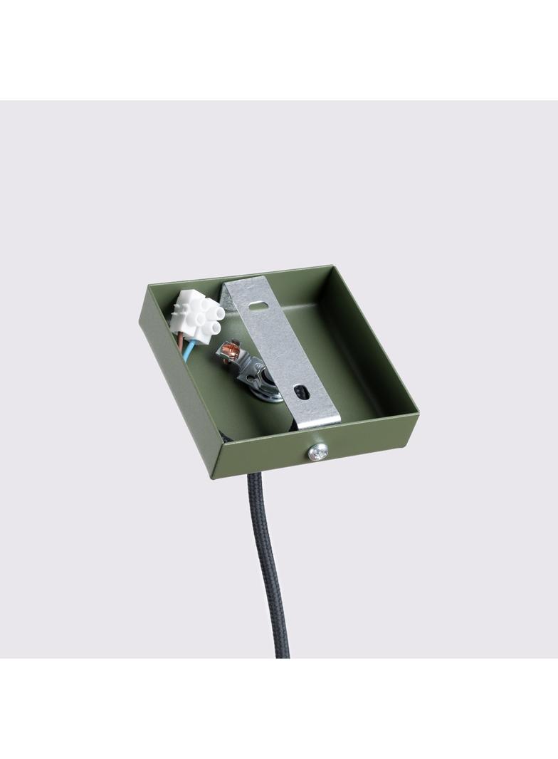 Sollux Lampa wisząca KARBON 1 zielony oliwkowy SL.1611