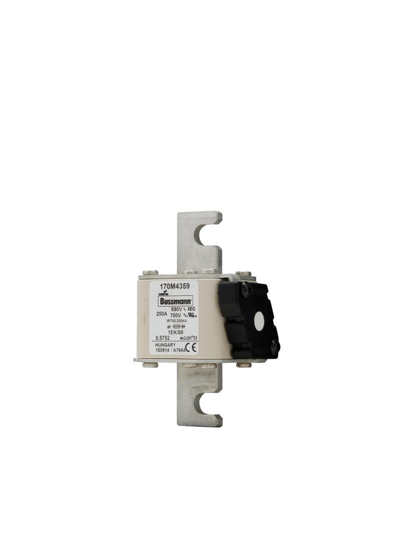 FUSE 250A 690V 1EK/86 AR UC Wkładka szybka 250A AC 690V rozmiar 1 53x69x111 mm aR IEC wska 170M4359