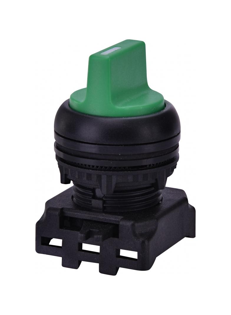 EGS2-S-G - Napęd pokrętny piórkiem 2 położeniowy, z powrotem -Zielony