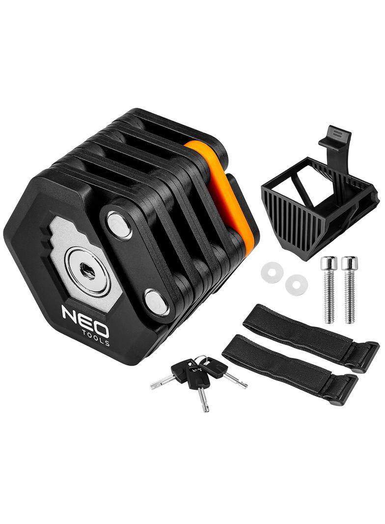 Składana zabezpieczenie roweru na klucz