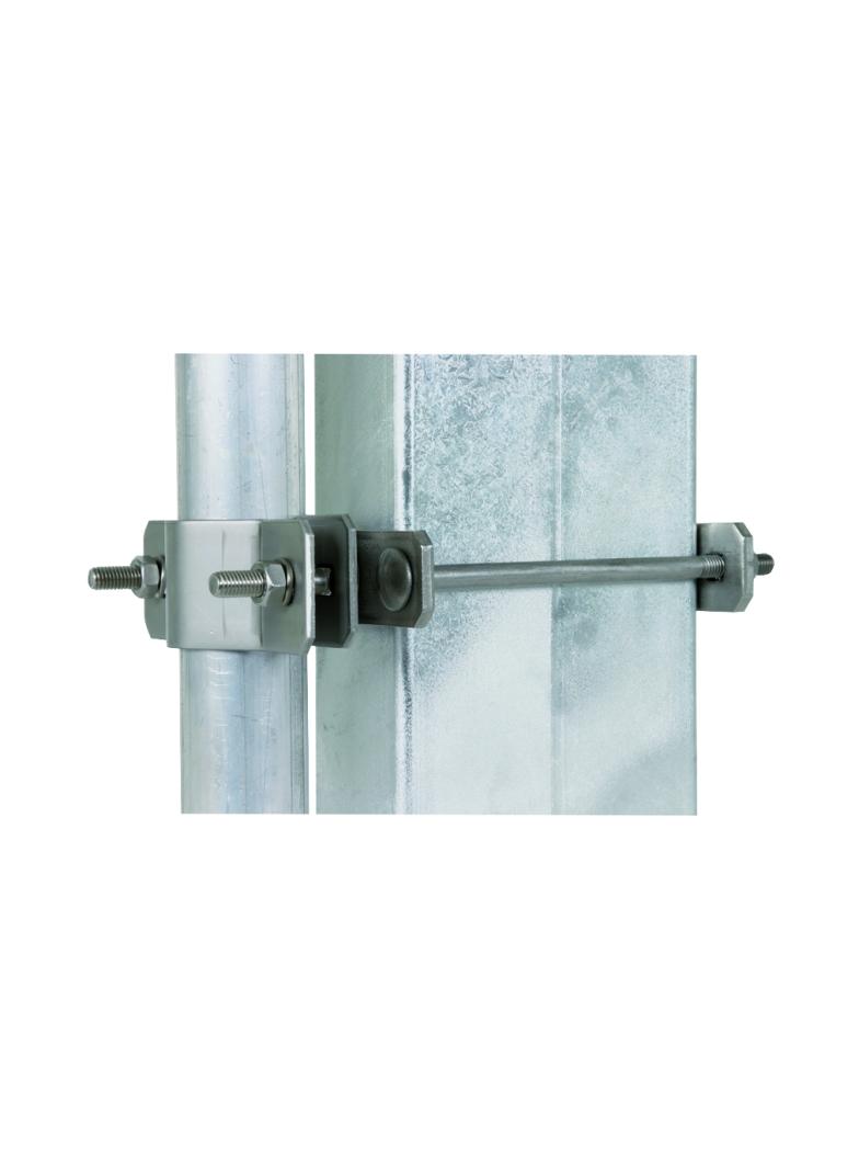 Element mocujący do rur wsporczych, stal nierdzewna NIRO 105376 DEHN