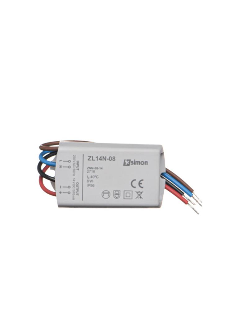 Simon 54 Zasilacz LED natynkowy 14V DC 8W ZL14N-08 KONTAKT