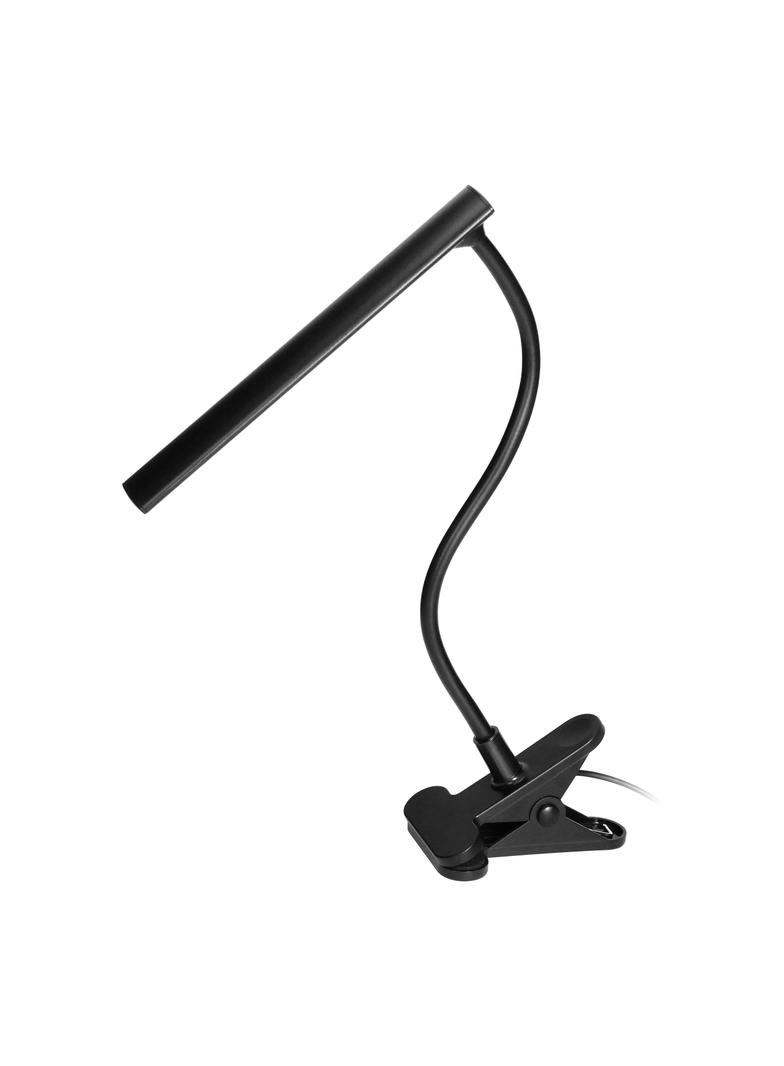 TERI II LED, lampka biurkowa z klipsem, 5W, 260lm, 4000K, czarna
