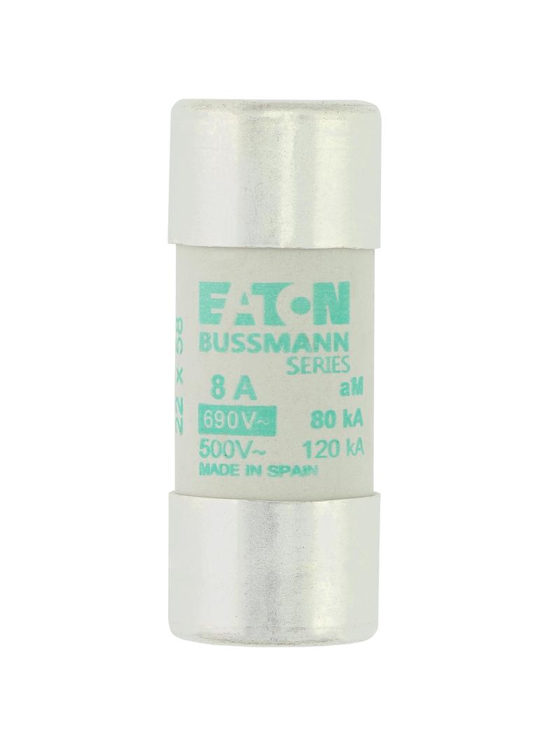 CYLINDRICAL FUSE 22 x 58 8A AM 690V AC Wkładka cylindryczna 22 x 58mm 8A AM 690V AC C22M8 EATON