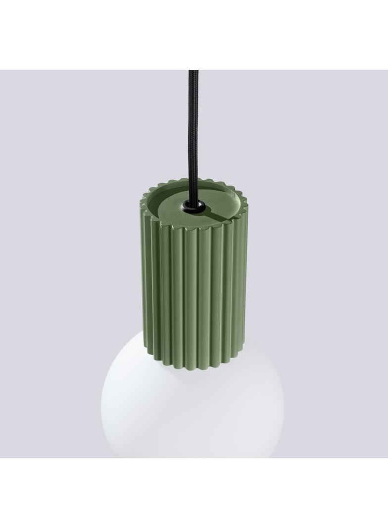 Lampa wisząca HALO 1 zielona oliwka