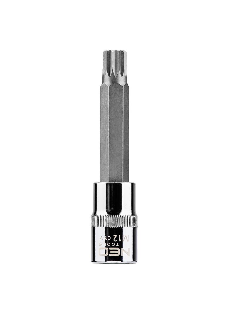 Końcówka Spline na nasadce 1/2", M12 x 100 mm