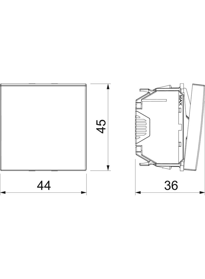 TA-WB RW1 Przycisk podwójny