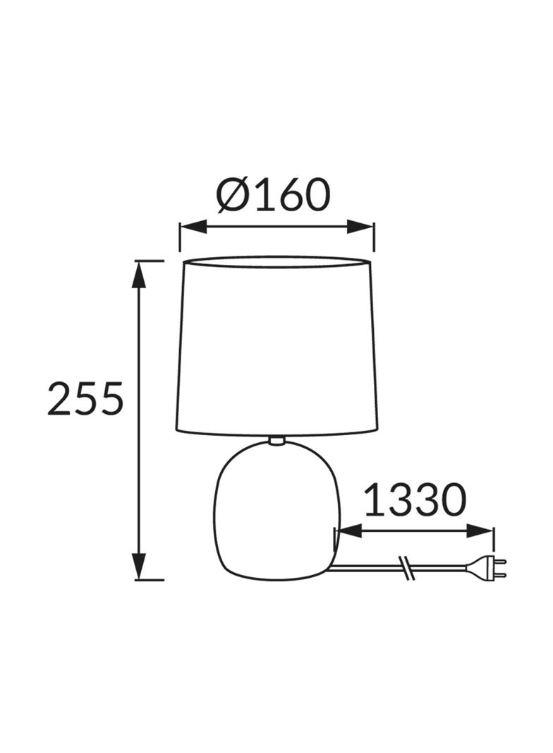 Lampka stołowa ATENA E14 C BLACK
