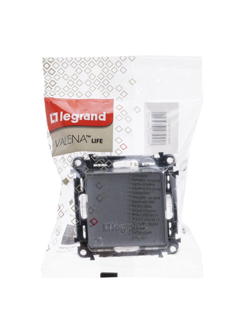 VALENA LIFE ŁĄCZNIK SCHODOWY ALUMINIUM 10 AX-250~, Legrand