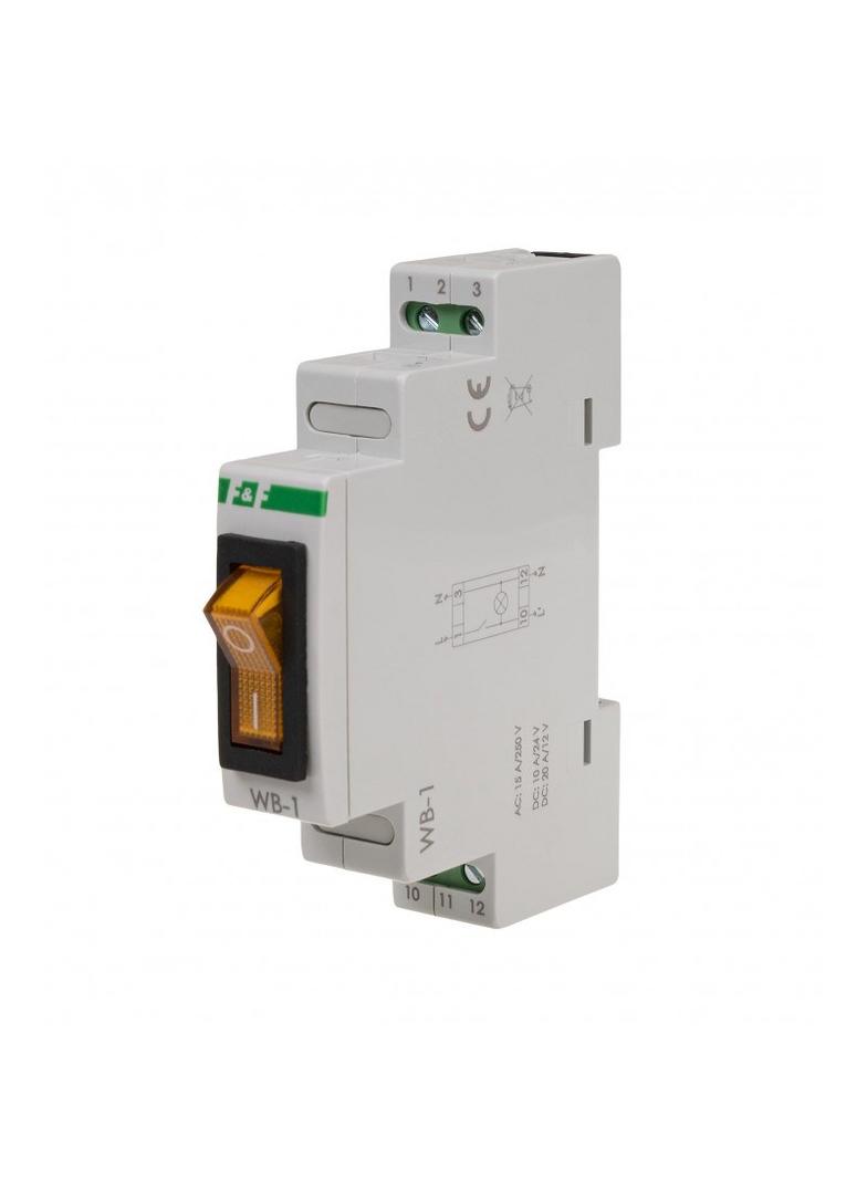 Przełącznik dwupozycyjny z lampką sygnalizacyjną żółtą