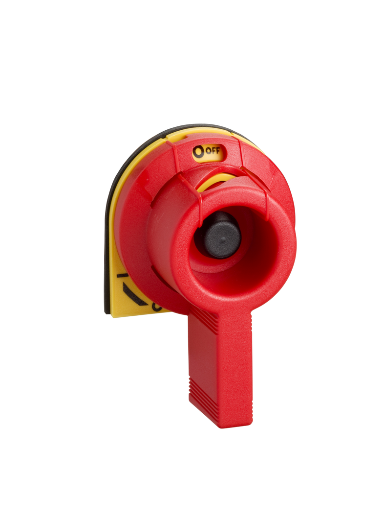 Uchwyt czerwony do rozłącznika izolacyjnego 32A IP65