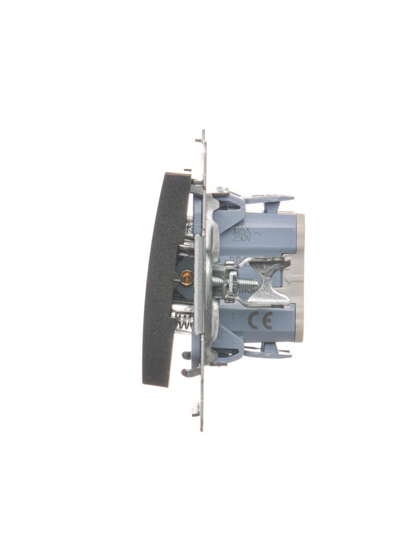 Simon 54 Przycisk „dzwonek” 10A szybkozłączka antracyt