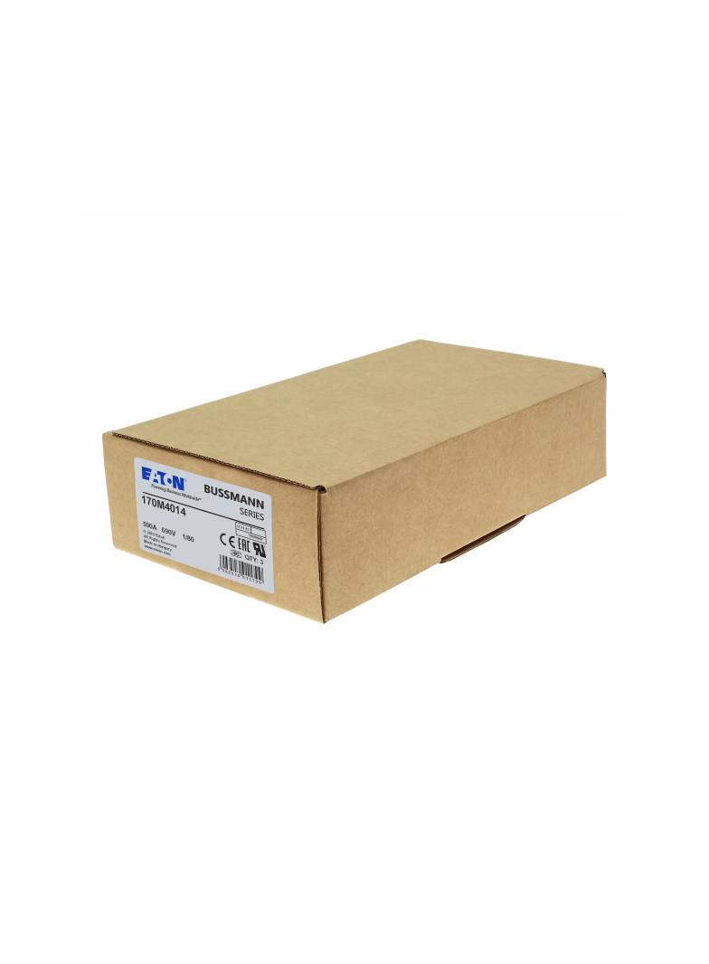 500A 690V 1/80 aR INDICATOR FUSE Wkładka szybka 500A AC 690V DIN 1 53x53x108 mm aR DIN, 170M4014 EAT