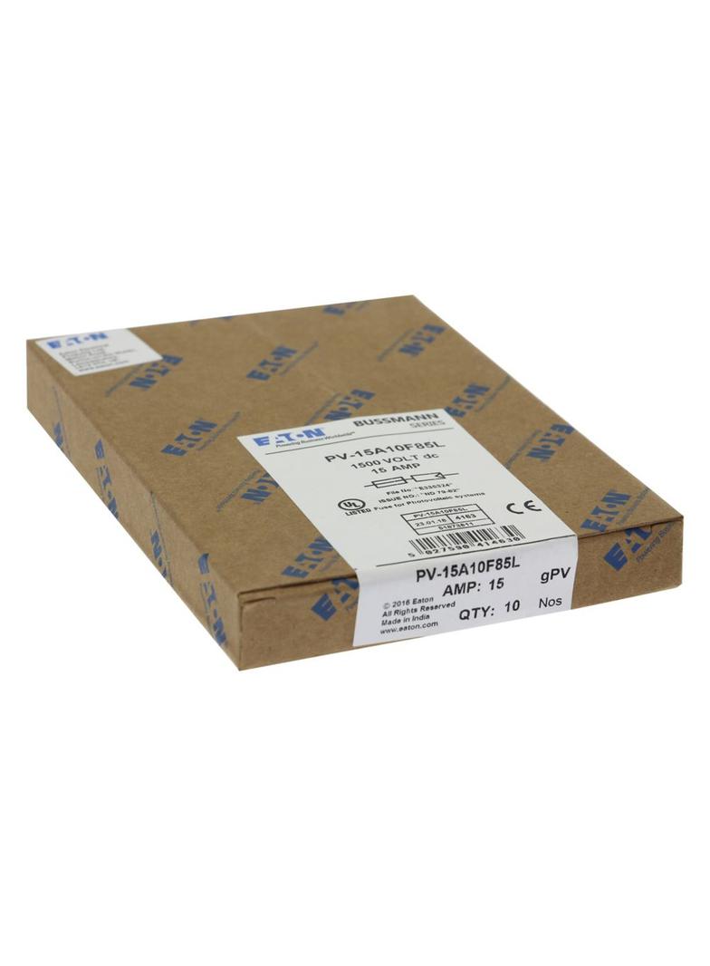 PV-15A10F85L Wkładka PV cylindryczna 15A,P 1500V DC 10x85MM PV-15A10F85L EATON