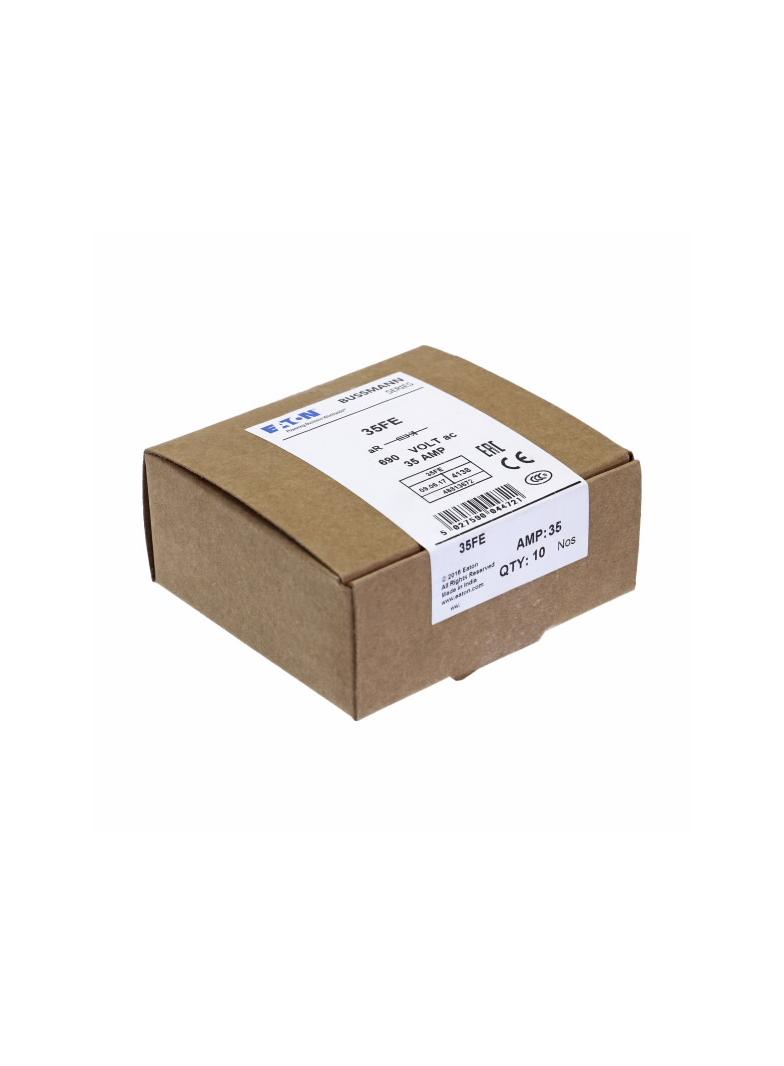 35A 690V IEC AC BS88 HIGH SPEED FUSE Wkładka szybka 35A AC 690V DC 500V BS88 19x77 mm aR, 35FE EATON
